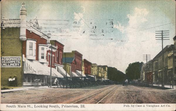 South Main Street, Looking South Princeton Illinois