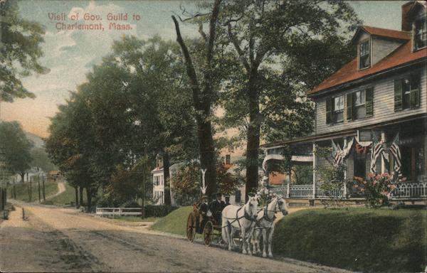 Visit of Gov. Guild Charlemont Massachusetts