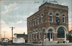 Granville State Bank Postcard