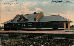 N.P. Depot Postcard