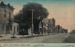 R.R. Street Albany, MN Postcard Postcard Postcard