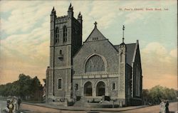 St. Paul's Church South Bend, IN Postcard Postcard Postcard