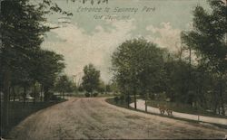 Entrance to Swinney Park Fort Wayne, IN Postcard Postcard Postcard