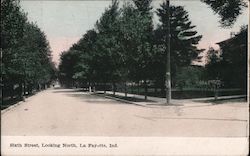 Sixth Street, Looking North Postcard