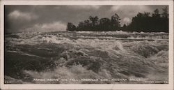 Rapids Above the Fall, American Side, Niagara Falls Postcard