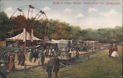 Scene in Happy Hollow, Illinois State Fair Postcard