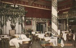 Colonial Room, Albany Hotel Postcard