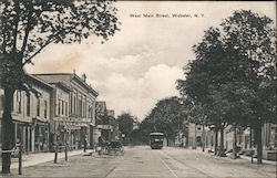West Main Street Postcard