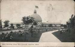 Main Building, State Fair Grounds, Hamline Postcard