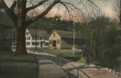 Chase Street School showing Retreat Tower Postcard