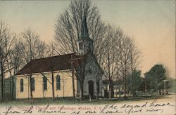 Reformed Church and Parsonage Postcard