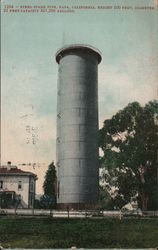 Steel Stand Pipe - Water Tower Postcard