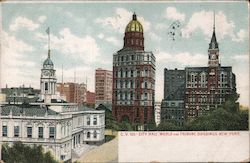 City Hall, World and Tribune Buildings Postcard