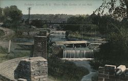 Water Falls, Garden of the Mills Richfield Springs, NY Postcard Postcard Postcard