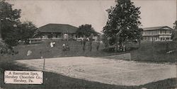 A Recreation Spot, Hershey Chocolate Company Postcard