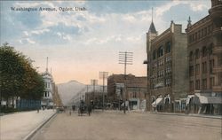 Washington Avenue Ogden, UT Postcard Postcard Postcard