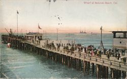 Wharf Redondo Beach, CA Postcard Postcard Postcard