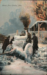 Mercer Fire Postcard