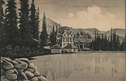 Canadian Pacific Chalet, Lake Louise Postcard