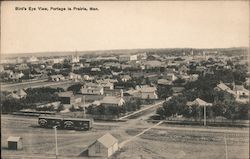 Bird's Eye View, Portage Is. Postcard