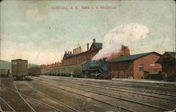 Erie Railway Station Hornell, NY Postcard Postcard Postcard