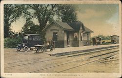 Penn Railway Station Postcard