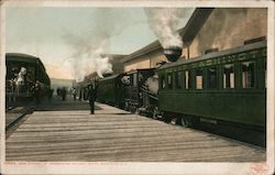 Base Station, Mt. Washington Railway, White Mountains Postcard
