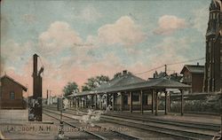 Boston & Maine Railroad Station Lakeport, NH Postcard Postcard Postcard