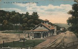 M. & N. A. Ry Station Postcard