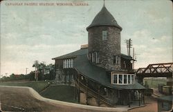 Canadian Pacific Station Postcard