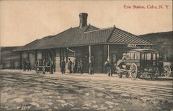 Erie Station Cuba, NY Postcard Postcard Postcard