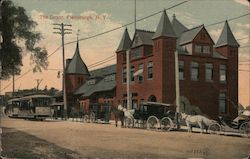 Depot Plattsburgh, NY Postcard Postcard Postcard