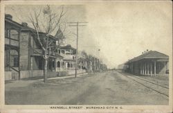 'Arendell Street' Morehead City, NC Postcard Postcard Postcard