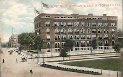 General Offices, Santa Fe Railroad Topeka, KS Postcard Postcard Postcard