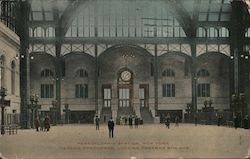 Pennsylvania Station, New York - Grand Concourse Looking Towards 8th Ave. Postcard