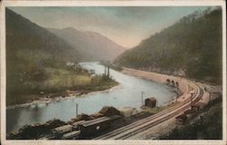 Indian Creek, Picturesque Baltimore & Ohio Railroad Postcard