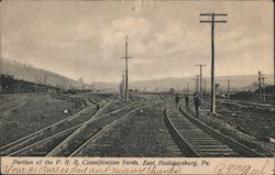 Portion of the P.R.R. Classification Yards Hollidaysburg, PA Postcard Postcard Postcard