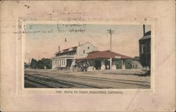 Santa Fe Depot Bakersfield, CA Postcard Postcard Postcard