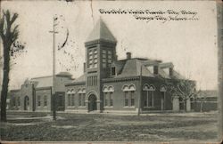 Electric Light Plant - City Building Postcard