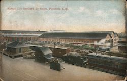 Kansas City Southern Railroad Shops Pittsburg, KS Postcard Postcard Postcard