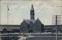 Union Station Terre Haute, IN Postcard Postcard Postcard