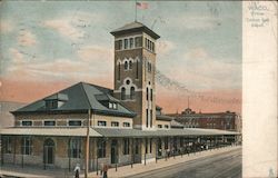 Cotton Belt Railroad Depot Waco, TX Postcard Postcard Postcard