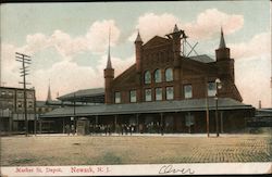 Market Street Depot Newark, NJ Postcard Postcard Postcard