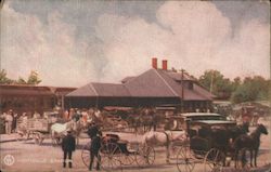 New York, Ontario & Western Railway Station Postcard