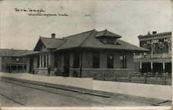 Baltimore and Ohio Railroad Depot Washington, IN Postcard Postcard Postcard