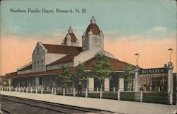 Northern Pacific Depot Postcard