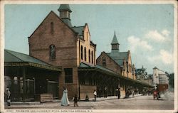 Delaware and Hudson Station Saratoga Springs, NY Postcard Postcard Postcard