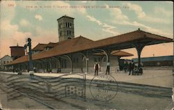 The M. K. and T. (Katy) Passenger Station Postcard