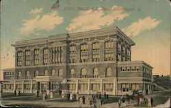 New Chicago & Alton Railroad Depot Postcard