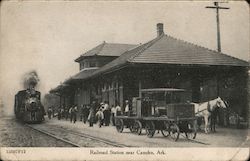 Railroad Station Camden, AR Postcard Postcard Postcard